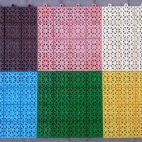 Plastic decorative tile